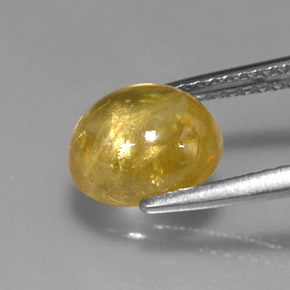 Sfene Giallo oro naturale da 2.82 ct, Trasparente, Trasparente/Traslucido
