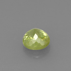 Sfene Verde naturale da 0.48 ct, Taglio rotondo, VS