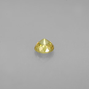 Sfene naturale giallo da 0,34 ct, taglio rotondo, VS