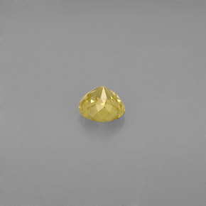 Sfene Oro verdastro naturale da 0.34 ct, Taglio rotondo, VS