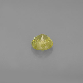 Sfene naturale verde da 0,57 ct, taglio rotondo, VS-SI
