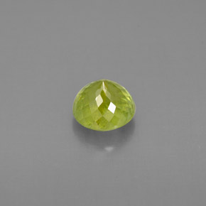 Sfene naturale verde da 1,08 ct, taglio rotondo, VS-SI