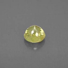 Sfene naturale verde da 1,06 ct, taglio rotondo, VS-SI