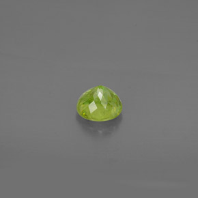Sfene naturale verde da 1,45 ct, taglio rotondo, SI