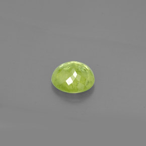 Sfene naturale verde da 1,65 ct, taglio rotondo, SI