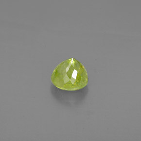 Sfene Verde giallastro naturale da 1.64 ct, Taglio rotondo, SI