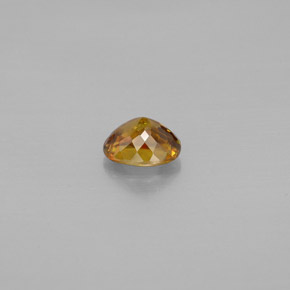 Sfene naturale multicolore da 1,29 ct, taglio ovale, VS