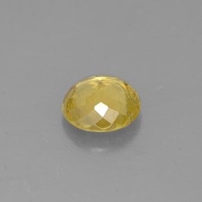 Sfene naturale giallo da 0,72 ct, taglio rotondo, SI