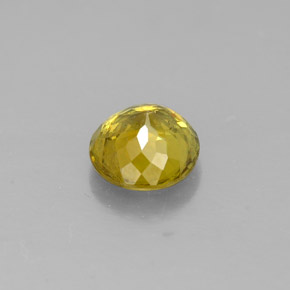 Sfene naturale giallo da 0,79 ct, taglio rotondo, SI
