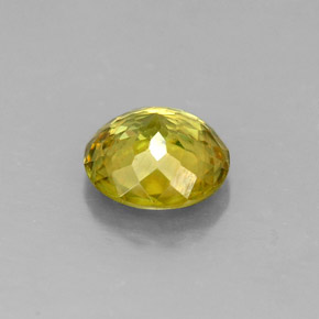 Sfene naturale multicolore da 0,86 ct, taglio rotondo, VS