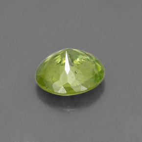 Sfene naturale verde da 0,99 ct, taglio rotondo, VS-SI