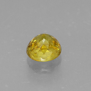 Sfene naturale giallo da 0,41 ct, taglio rotondo, VS