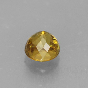 Sfene naturale oro da 0,54 ct, taglio rotondo, VS