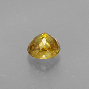 Sfene Giallo oro naturale da 0.43 ct, Taglio rotondo, VS