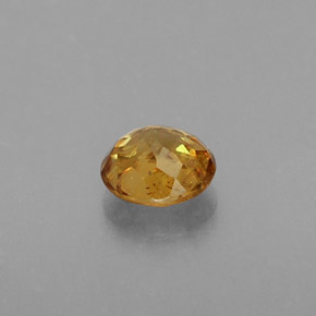 Sfene naturale giallo da 0,43 ct, taglio rotondo, VS-SI