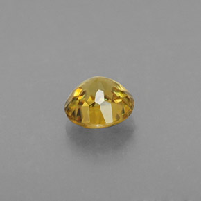 Sfene naturale giallo da 0,42 ct, taglio rotondo, VS