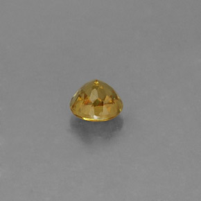 Sfene Giallo oro naturale da 0.20 ct, Taglio rotondo, VVS-VS