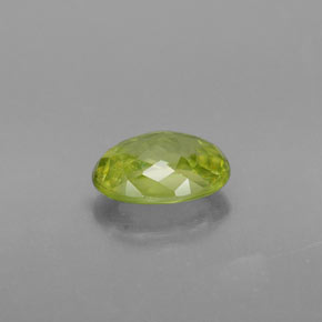 Sfene naturale verde da 1,05 ct, taglio ovale, VS