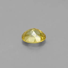 Sfene Giallo verdastro naturale da 0.61 ct, Taglio ovale, VS