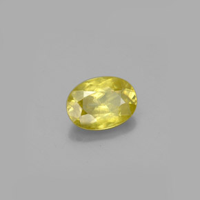 Sfene naturale oro da 0,92 ct, taglio ovale, VS-SI