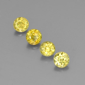 Sfene naturale oro da  ct, taglio rotondo, VS-SI