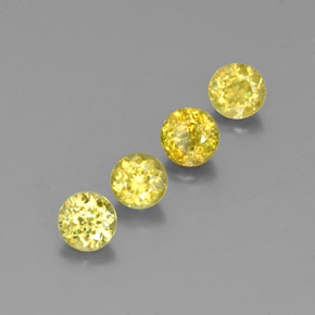 Sfene naturale oro da  ct, taglio rotondo, VS-SI