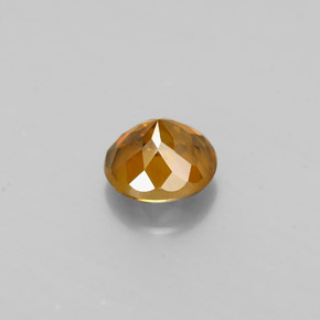 Sfene naturale oro da 0,57 ct, taglio rotondo, VS