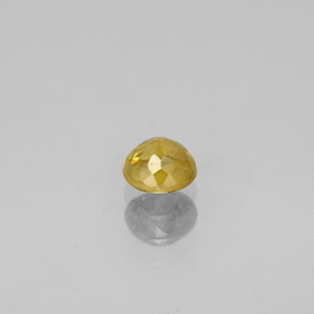Sfene naturale giallo da 0,44 ct, taglio rotondo, VS-SI