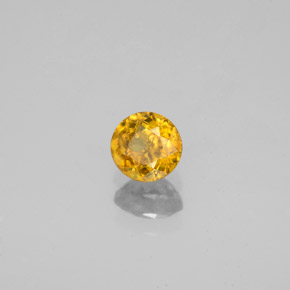 Sfene naturale oro da 0,51 ct, taglio rotondo, VS-SI