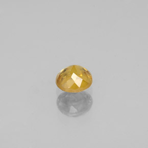 Sfene naturale oro da 0,51 ct, taglio rotondo, VS-SI