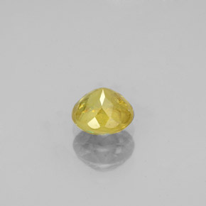 Sfene naturale verde da 0,80 ct, taglio rotondo, SI