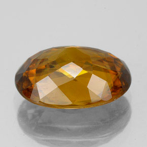 Sfene naturale arancione da 4,70 ct, taglio ovale, VS-SI