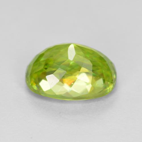 Sfene naturale giallo da 1,97 ct, taglio ovale, SI