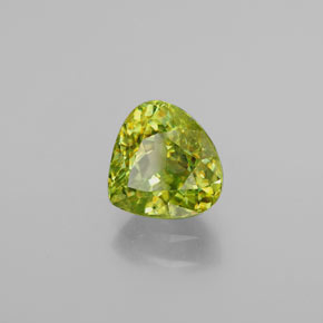 Sfene naturale verde da 2,37 ct, taglio a pera, VS-SI