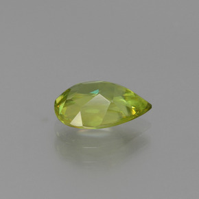 Sfene Verde brillante naturale da 1.73 ct, Forma a pera, VS