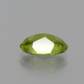 Sfene Verde dorato naturale da 1.65 ct, Taglio ovale, VS-SI