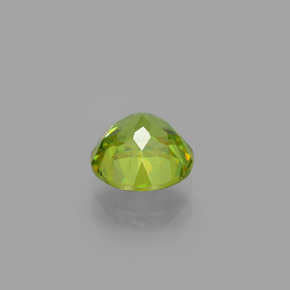 Sfene Verde dorato naturale da 1.84 ct, Taglio rotondo, SI
