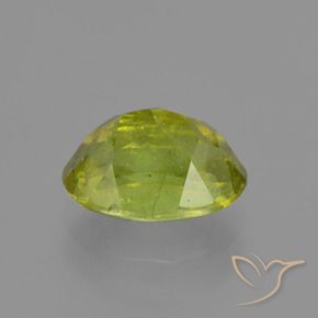 Sfene Verde brillante naturale da 2.31 ct, Ovale, SI