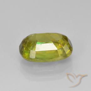 Sfene naturale verde da 2,70 ct, taglio ovale, VS