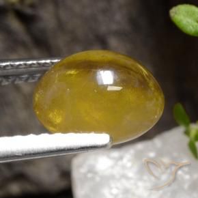 Sfene Oro naturale da 2.68 ct, Ovale, Traslucido