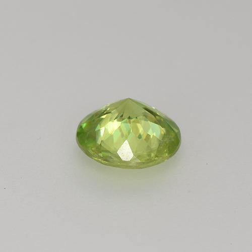 Sfene naturale giallo da 0,72 ct, taglio rotondo, VS-SI