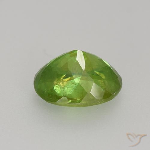 Sfene Verde medio naturale da 1.36 ct, Taglio ovale, VS-SI