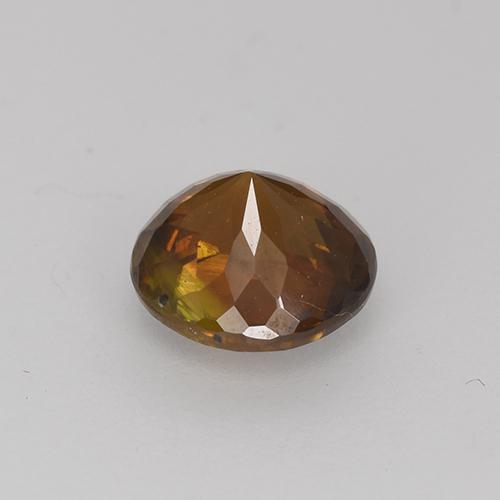 Sfene naturale marrone da 1,09 ct, taglio rotondo, VS-SI