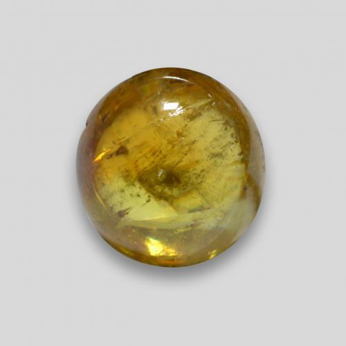 Sfene naturale dorato da 2,24 ct, taglio ovale, trasparente