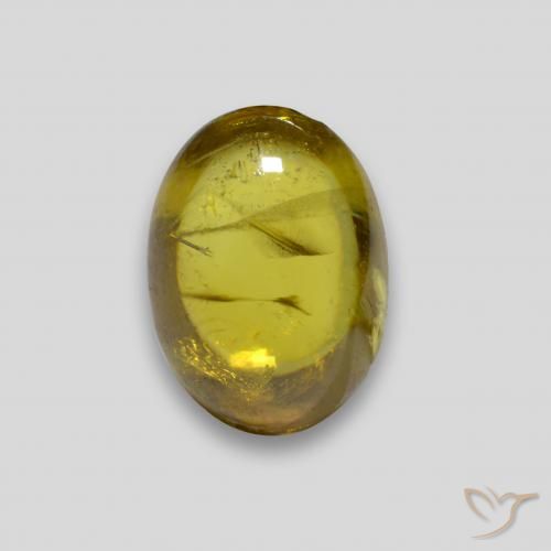 2.13ct Naturale Oro medio Sfene, Ovale, Trasparente