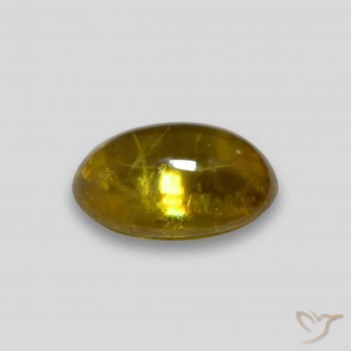 Sfene Oro medio naturale da 2.13 ct, Ovale, Trasparente