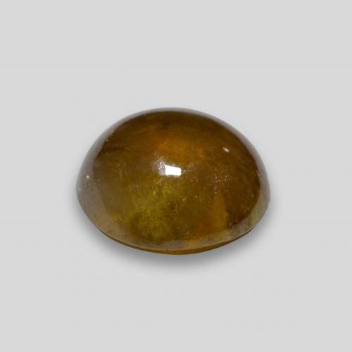 Sfene Marrone dorato naturale da 2.78 ct, Taglio ovale, Trasparente