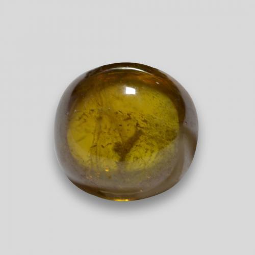 Sfene naturale dorato da 2,36 ct, taglio rotondo, trasparente