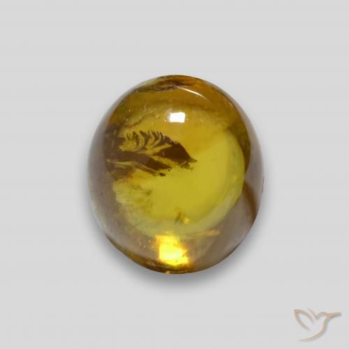 2.28ct Naturale Dorato Sfene, Ovale, Trasparente