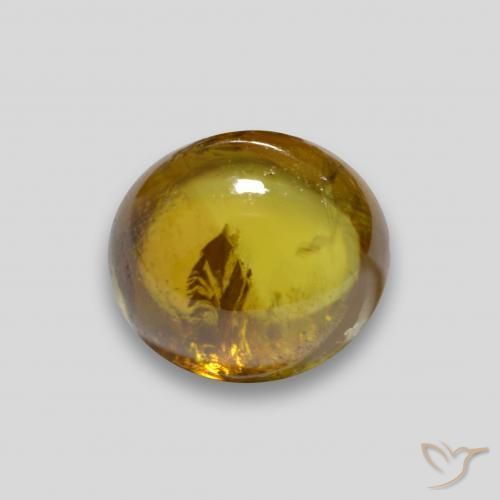 Sfene Dorato naturale da 2.28 ct, Ovale, Trasparente